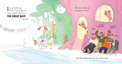 Hardback Book The Speedy Sloth - Chalk