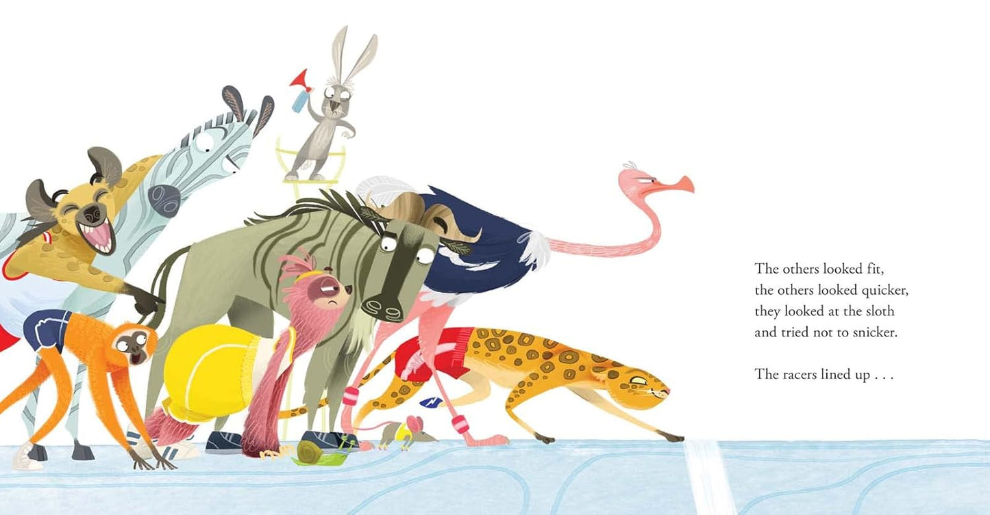 Hardback Book The Speedy Sloth - Chalk