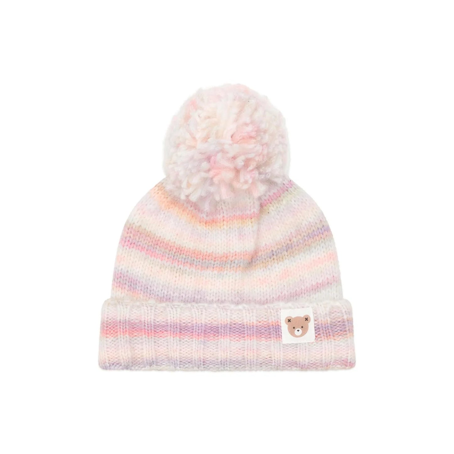 Huxbaby Knit Beanie Rainbow Stripe