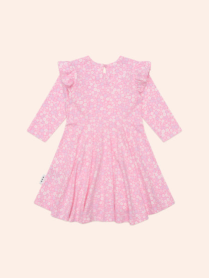 Huxbaby Dress Shirred Ditsy Floral