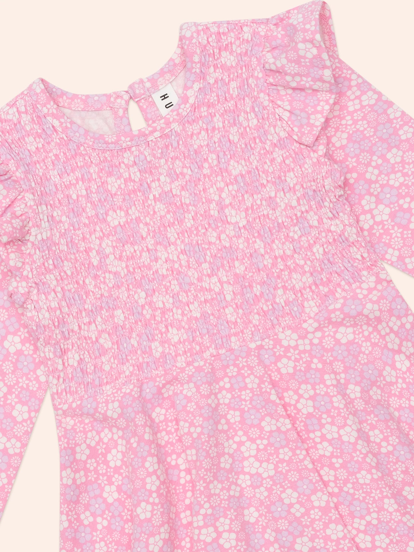 Huxbaby Dress Shirred Ditsy Floral