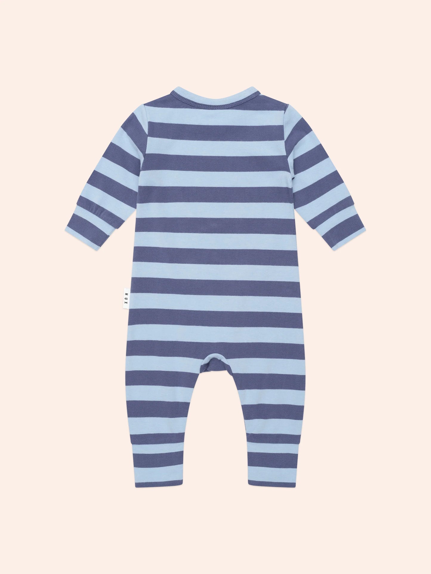 Hux Romper College Blue Stripe