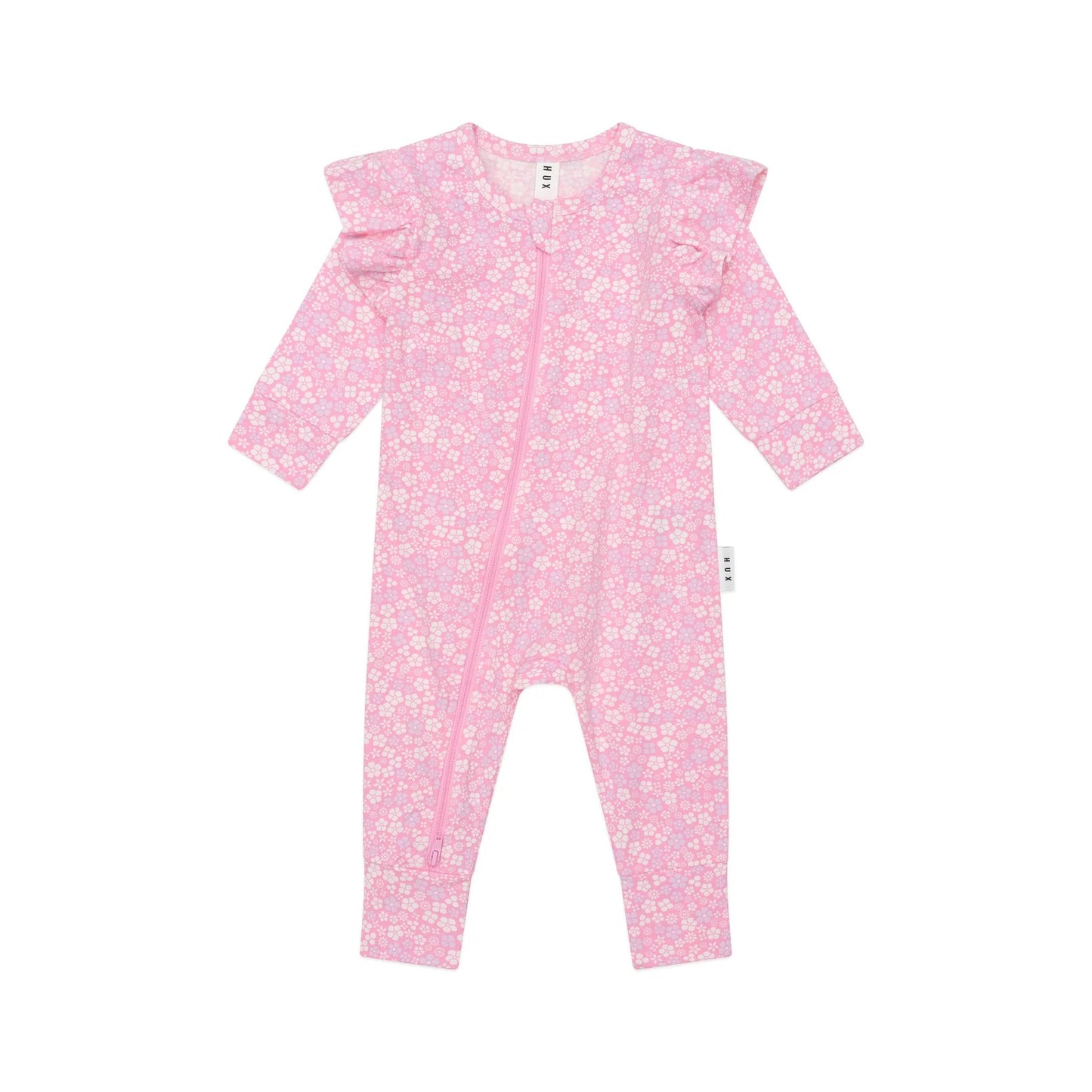 Hux Romper Ditsy Floral Frill