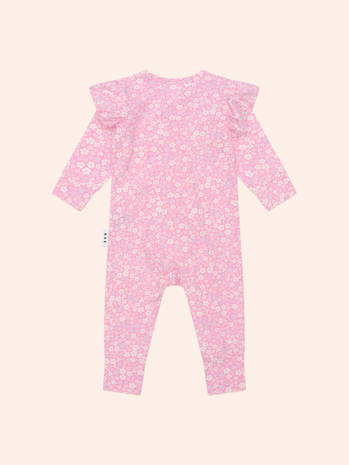 Hux Romper Ditsy Floral Frill