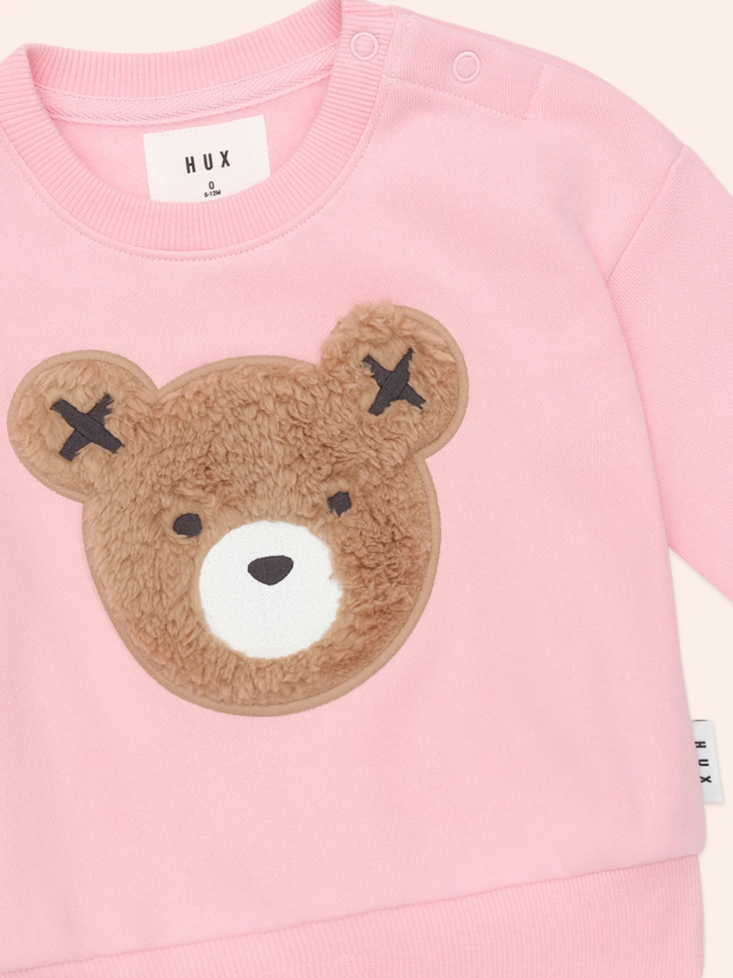 Huxbaby Sweat Furry Blush Huxbear