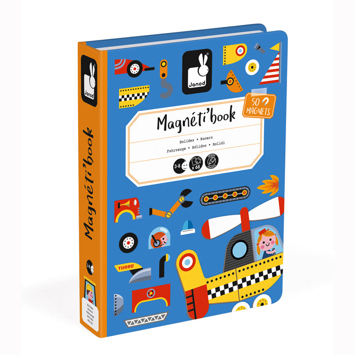 Janod Magnetic Book Racers