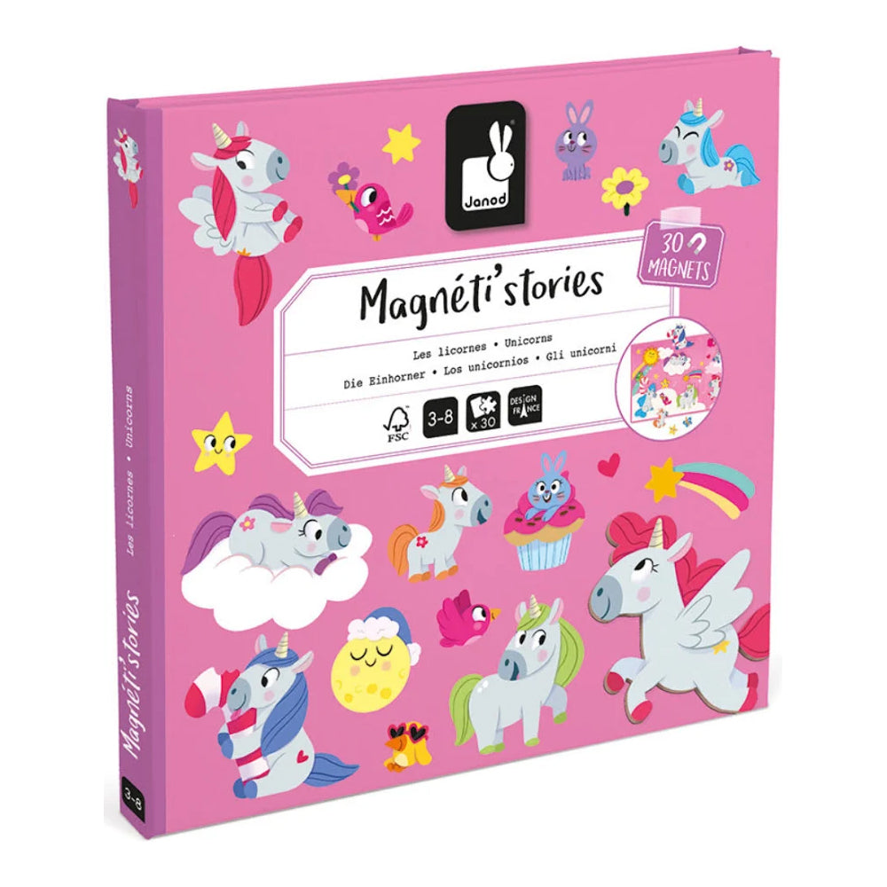 Janod Magneti Stories Unicorns - Chalk