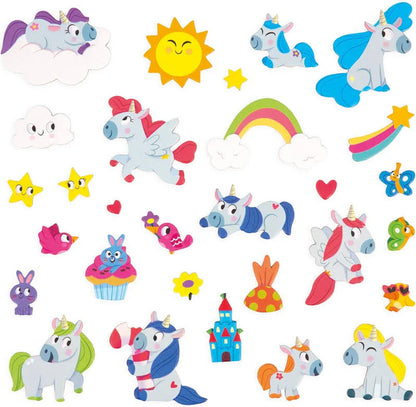 Janod Magneti Stories Unicorns - Chalk