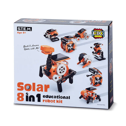 Johnco 8 In 1 Solar Robot Kit
