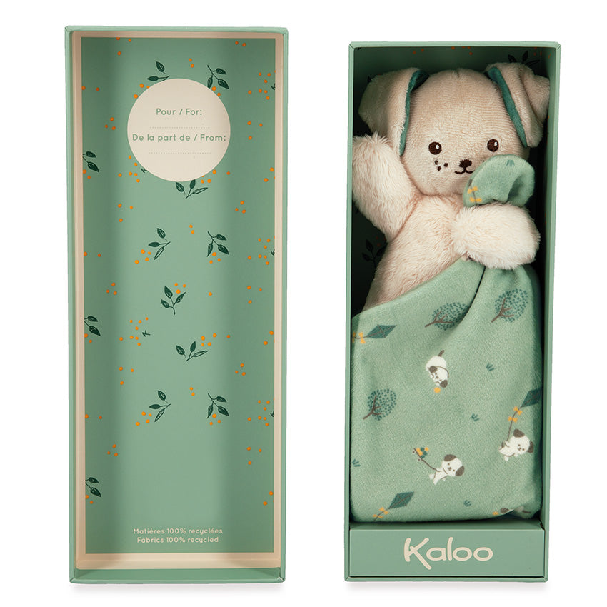 Kaloo Comforter Doudou Green Dog