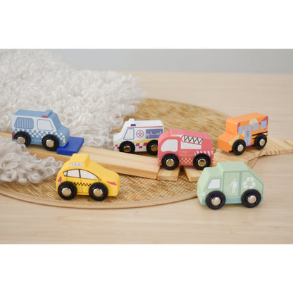 Kaper Kidz Wooden Emergency Vehicles Set