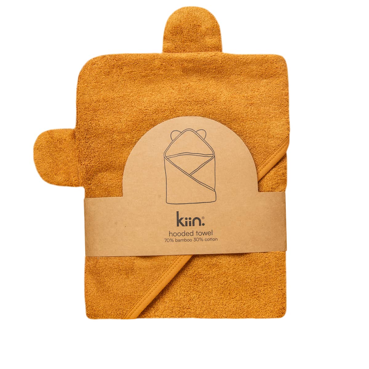 Kiin Hooded Towel - Chalk