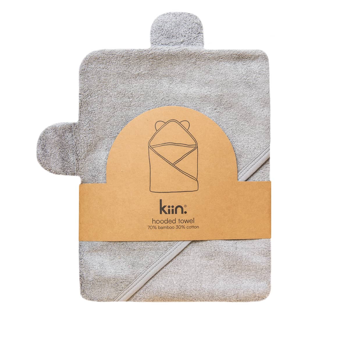 Kiin Hooded Towel - Chalk