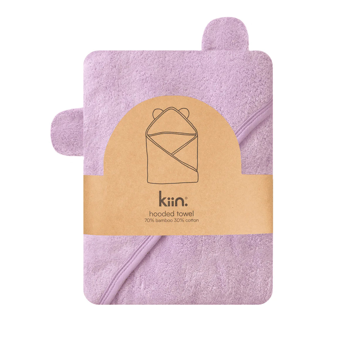 Kiin Hooded Towel - Chalk