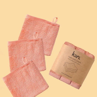 Kiin Wash Cloths 3 Pack