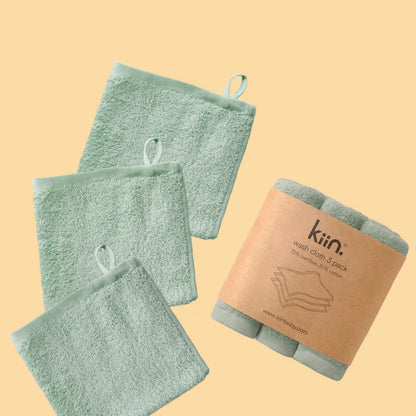 Kiin Wash Cloths 3 Pack