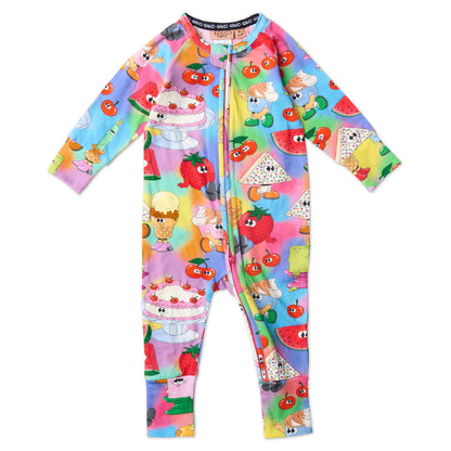 Kip & Co Organic Zip Romper Just Dessert