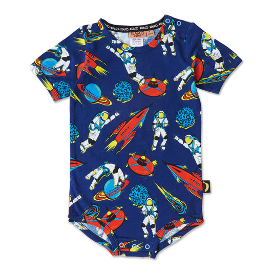 Kip & Co Organic Romper Outer Space