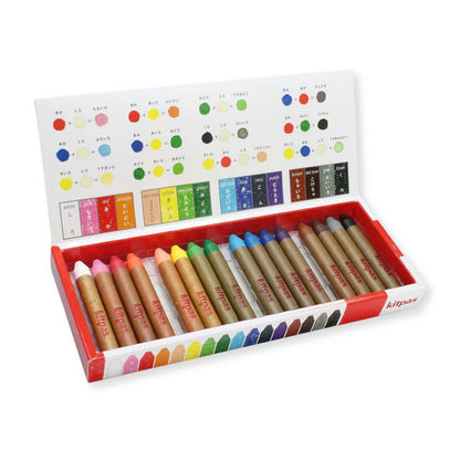 Kitpas Rice Wax Crayons 16