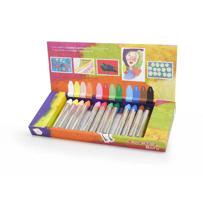 Kitpas Rice Wax Crayons 12 Ecru