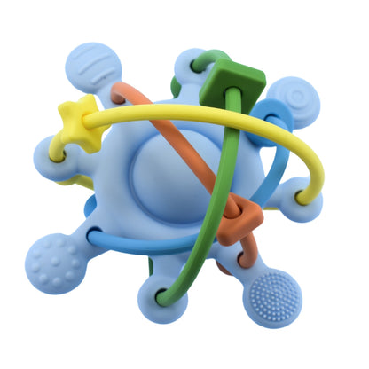 Koala Dream Sensory Space Rattle Teether Blue