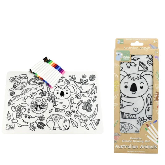 Koala Dream Silicone Drawing Mat Australian Animals