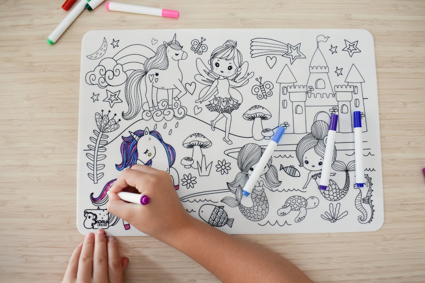 Koala Dream Silicone Drawing Mat Enchanted Kingdom