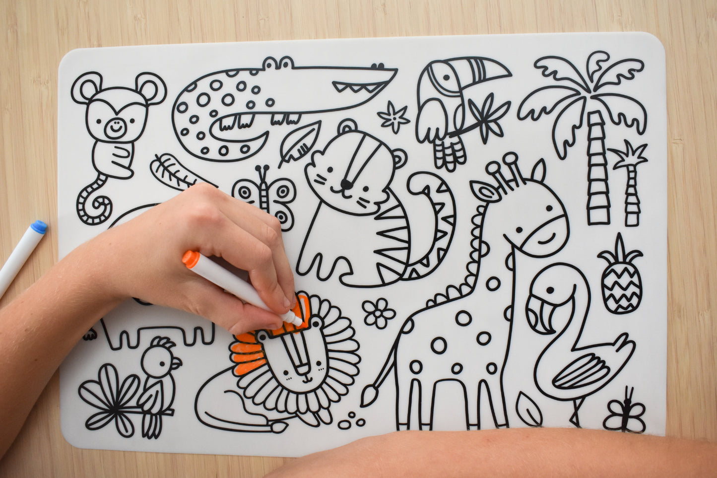 Koala Dream Silicone Drawing Mat Jungle Animals