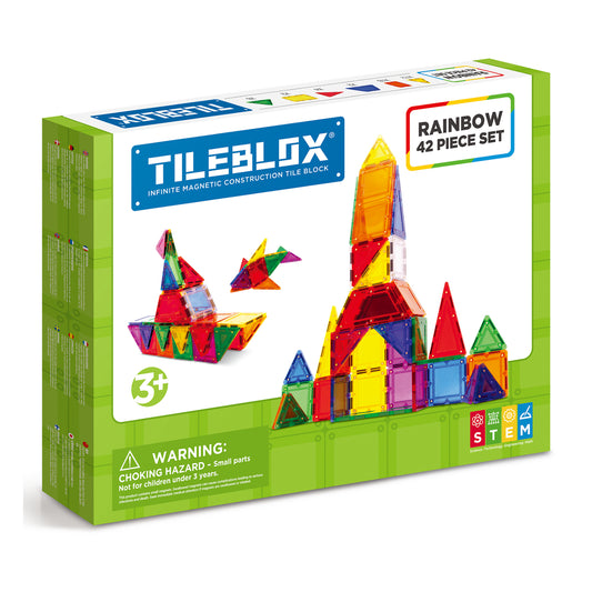 Magformers Tileblox Rainbow 42 Set