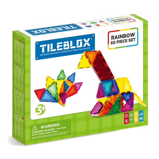 Magformers Tileblox Rainbow 60 Set