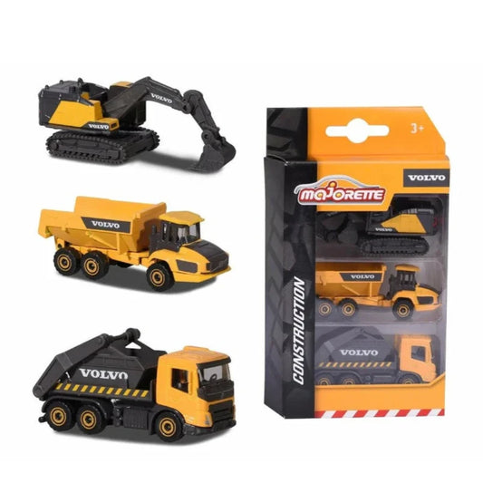 Majorette Volvo Construction 3 Pack V2