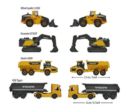 Majorette Volvo Construction Gift Pack