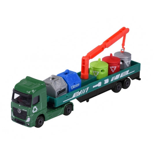 Majorette Volvo Transporter Recycle