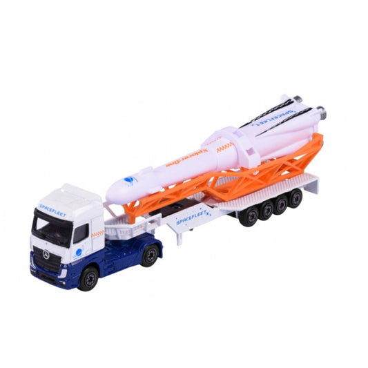 Majorette Volvo Transporter Rocket