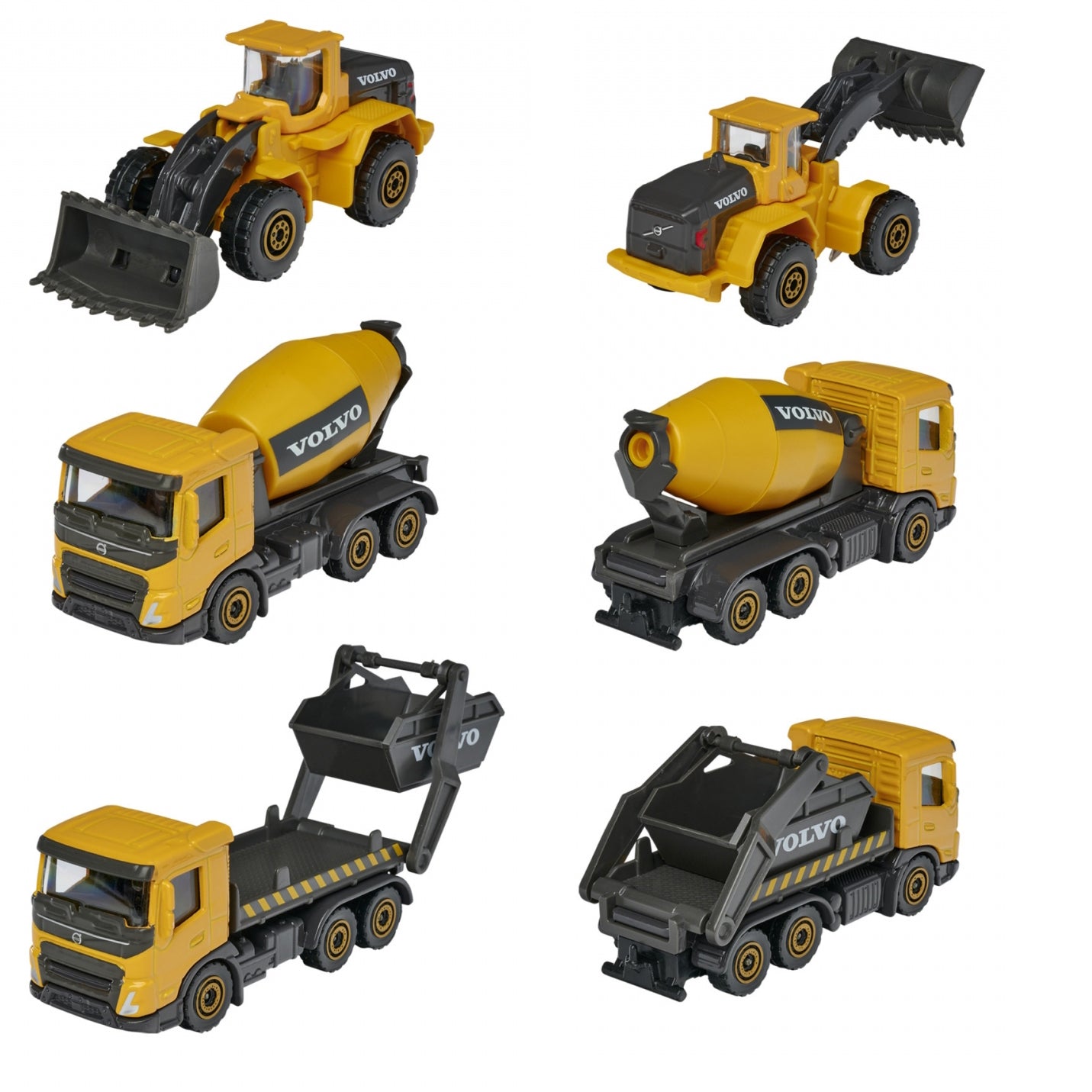 Majorette Volvo Construction 3 Pack V1