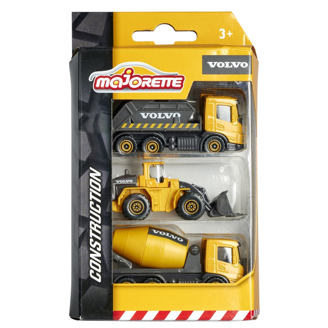 Majorette Volvo Construction 3 Pack V1