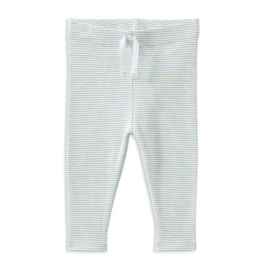 Milky Stripe Baby Pant Green