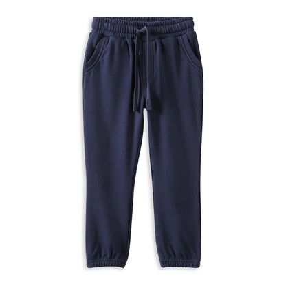 Milky Easy Trackpant Indigo - Chalk