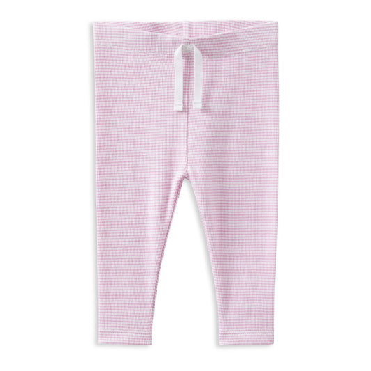 Milky Stripe Baby Pant Pink