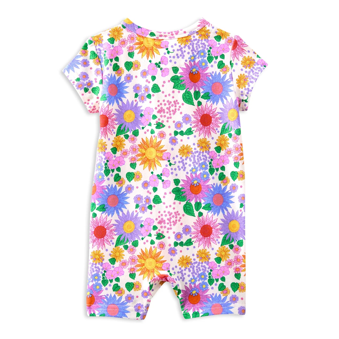 Milky Zip Romper Sunshine Floral