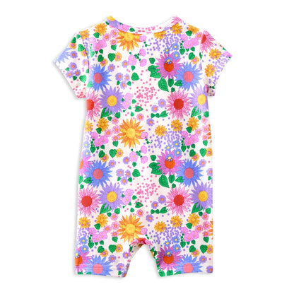 Milky Zip Romper Sunshine Floral