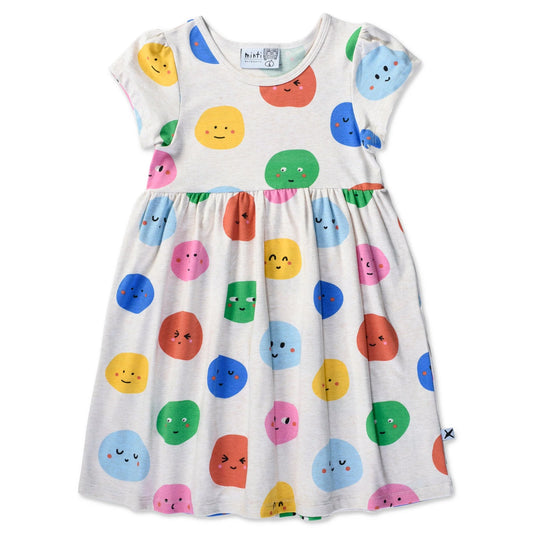 Minti Dress Happy Dots