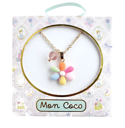 Mon Coco Necklace Rainbow Petal