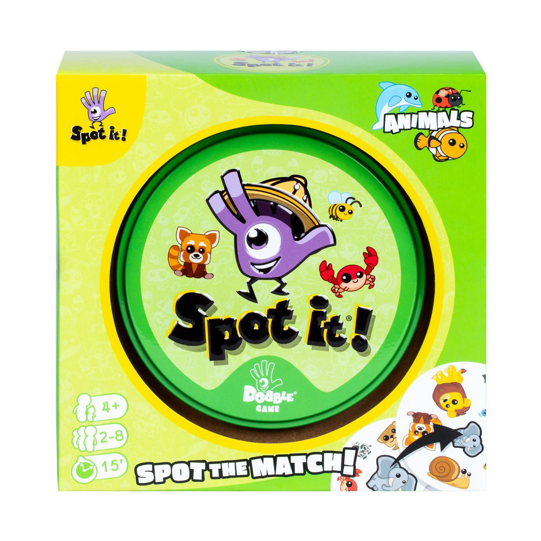 Perception Card Game Moose Toys Spot It Animals – Chalk