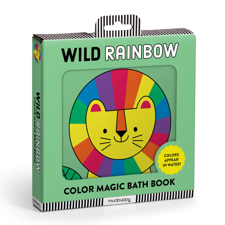 Mudpuppy Magic Bath Book Wild Rainbow