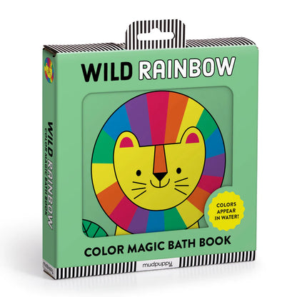 Mudpuppy Magic Bath Book Wild Rainbow