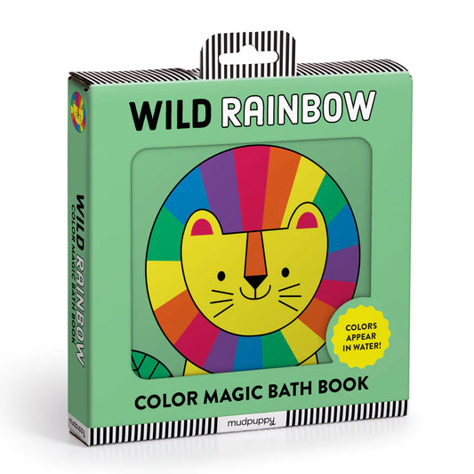 Mudpuppy Magic Bath Book Wild Rainbow