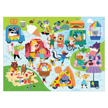 Mudpuppy Puzzle Scratch And Sniff Food Festival