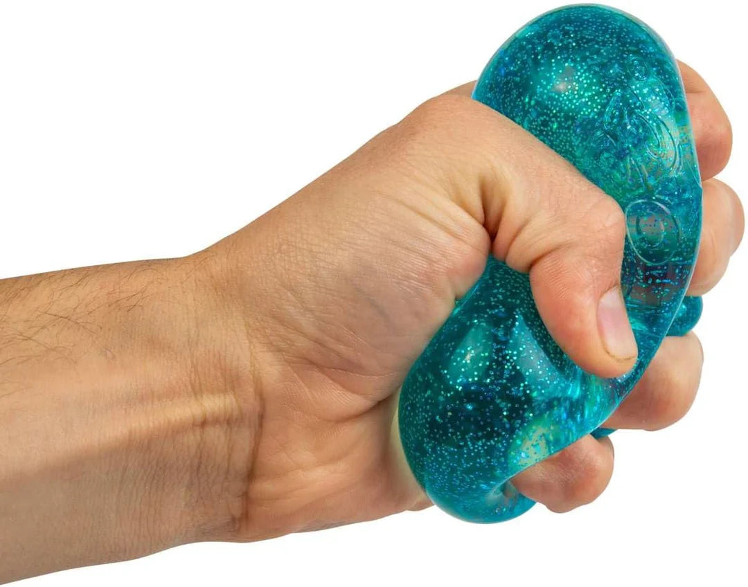 Nee Doh Nice Cube Glitter & Glow - Chalk