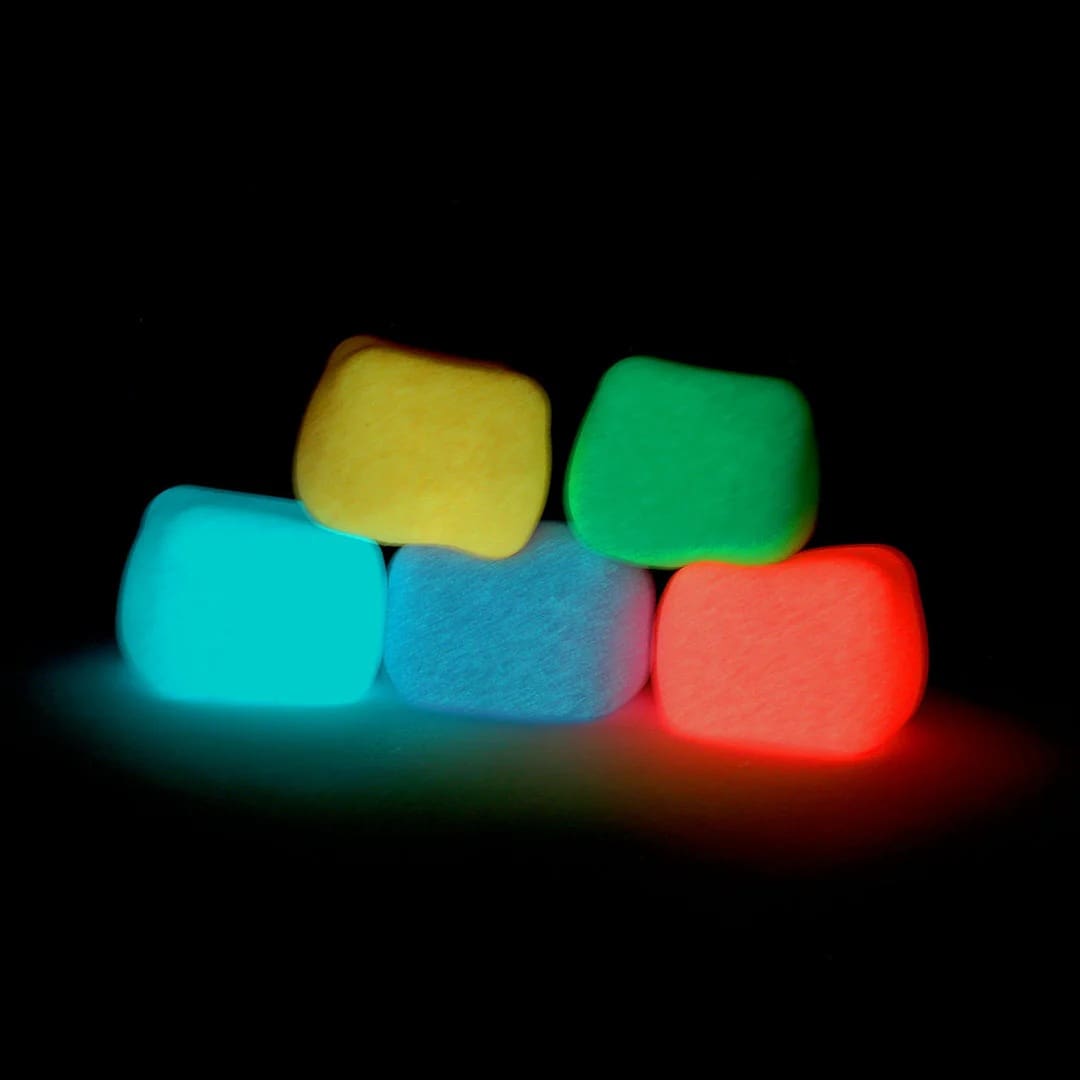Nee Doh Nice Cube Glow - Chalk